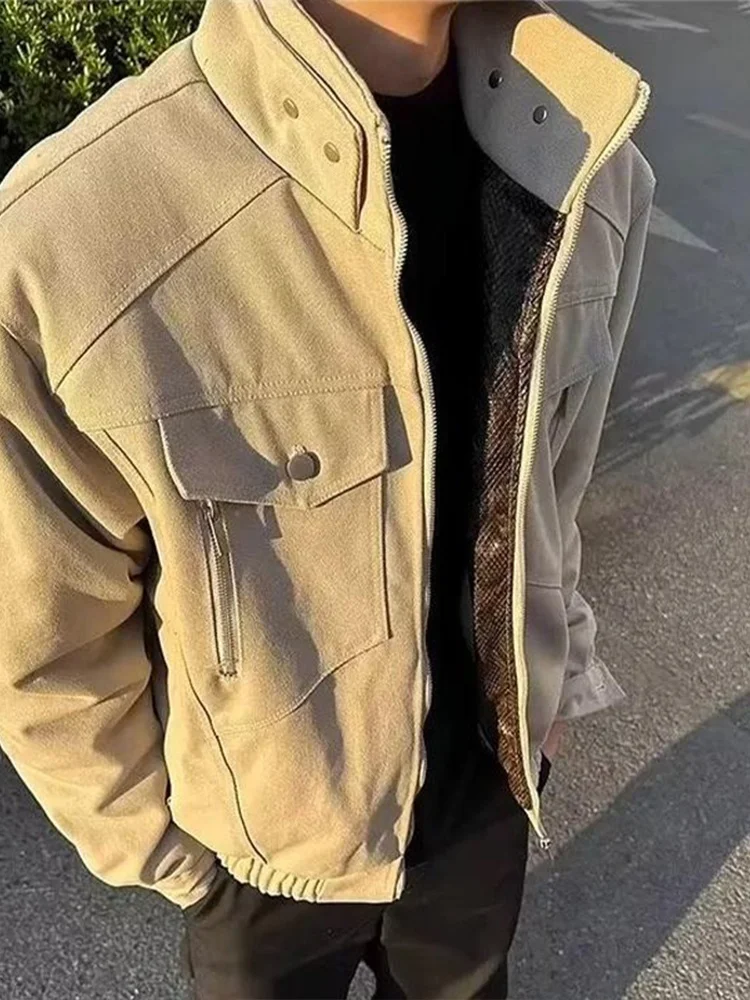 

Ограниченная серия, рабочая одежда в виде змеиного года, мужское пальто из ткани Detroit, американское пальто, весна-осень, CleanFit Mountain Python