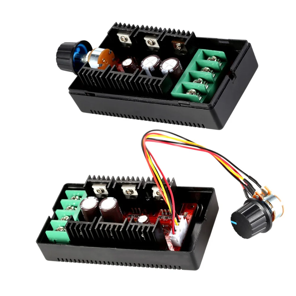 Adjustable 10-50V/40A/2000W  Motor Speed Control PWM HHO RC Controller 12V 24V 36V 40V 50V Speed Adjuster Speed Controller view 4