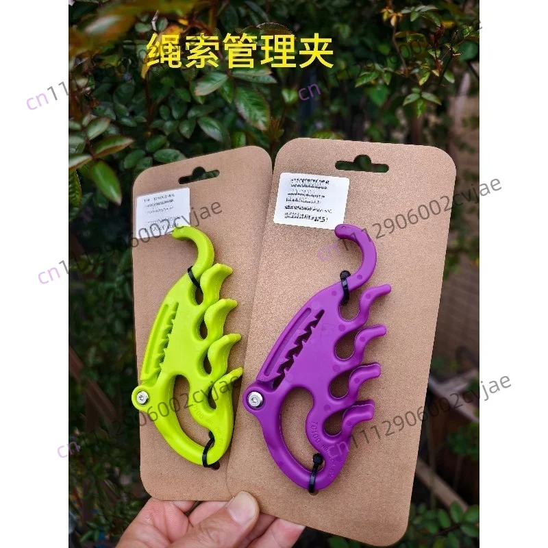 Special for Garden Arboriculture and Tree Climbing Lanyard Management Clip Safety Short Rope Storage Frame