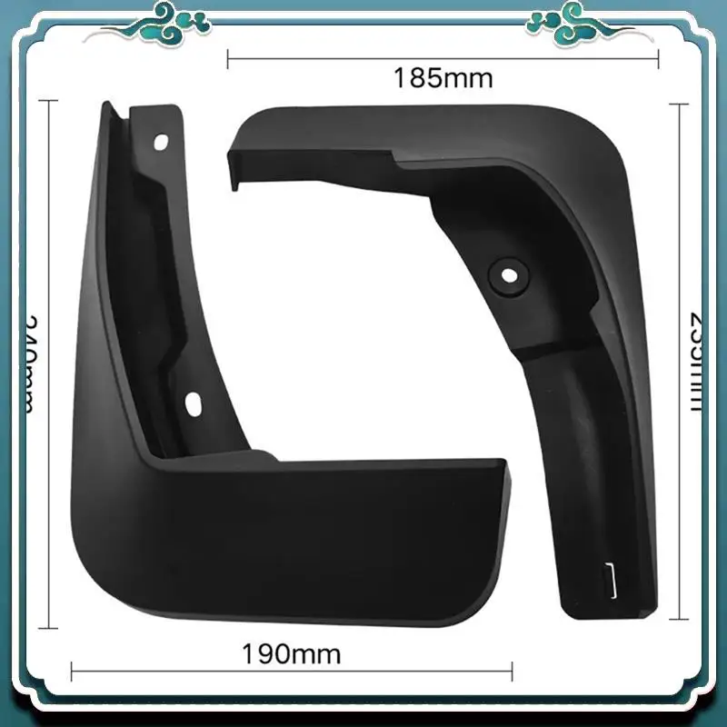 

Premium Car Mudflaps Mudguard Fender Black Mud Flap Guard Splash Mudguards Auto Accessories For Malibu XL 2016-2019