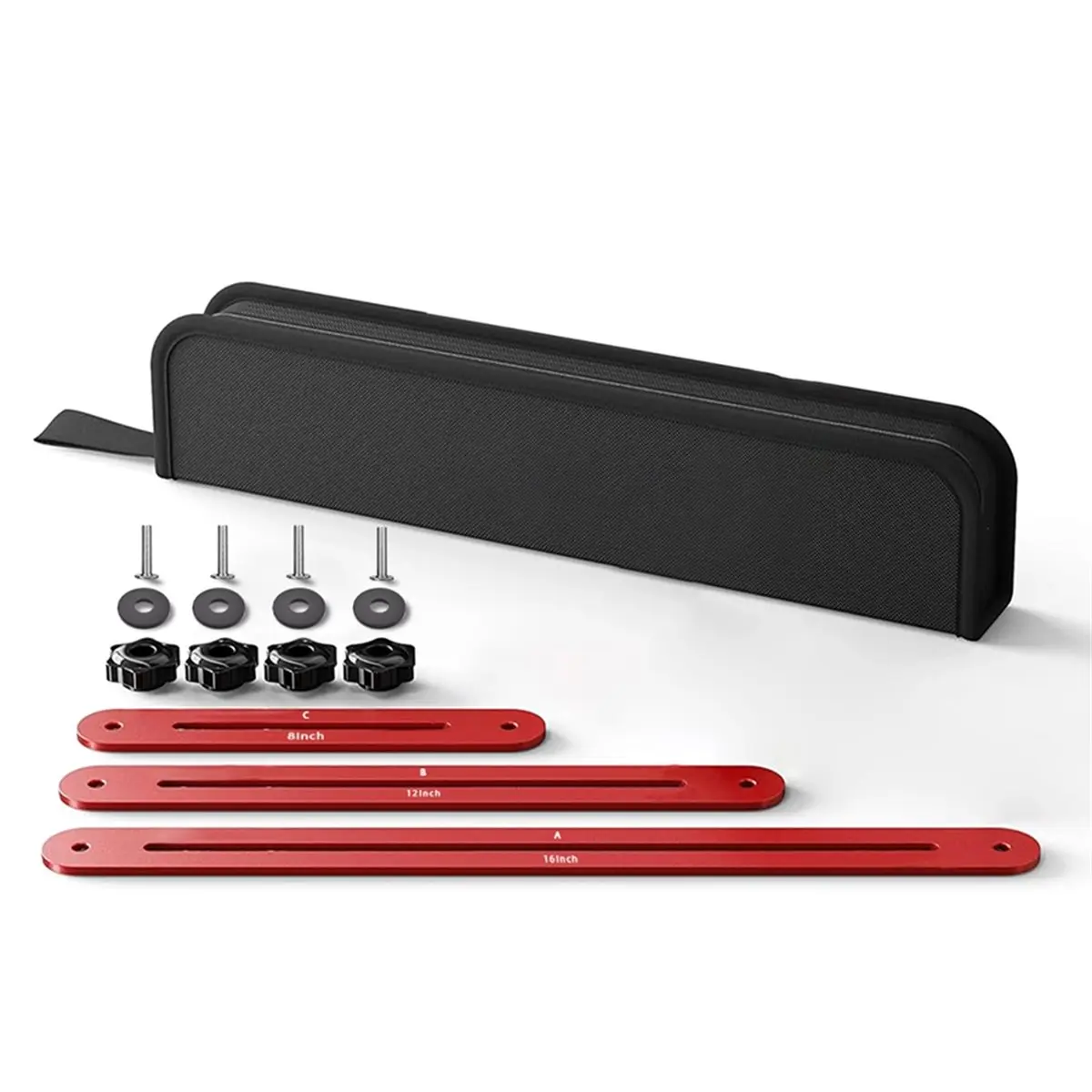 Stair Tread Template Tool-Step Measuring Jig with Ruler and Angle-10.2In to 60In Guage Wizard Scribe Tool Cutting Guides
