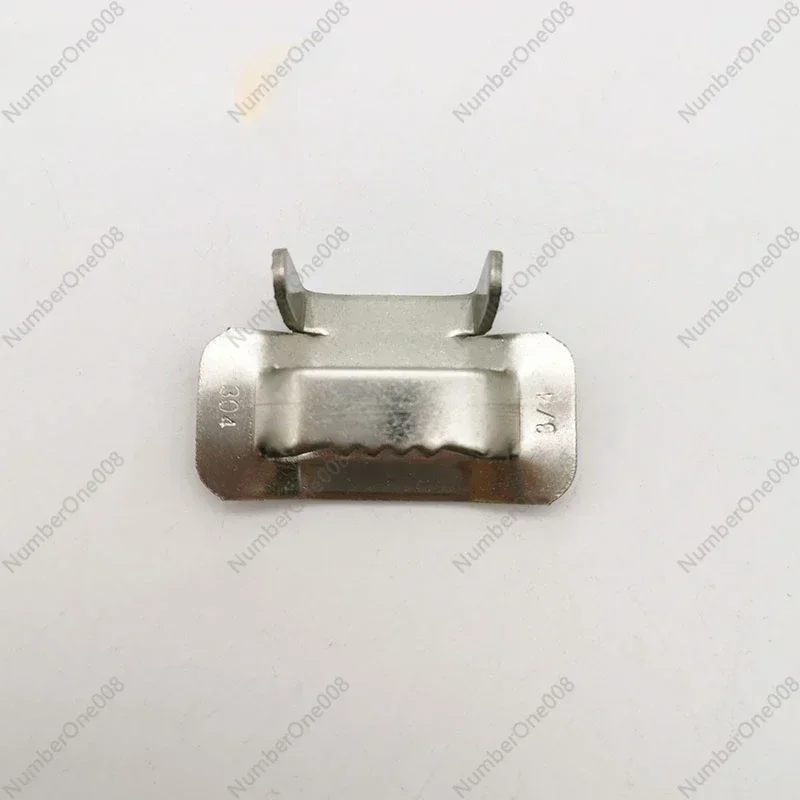 

SUS304 Ear Buckle Stainless Steel, Ear-Lokt buckles for 3/4" Width banding, Pipe Clamp, Wing Seal for strapping, 100 PCS per box