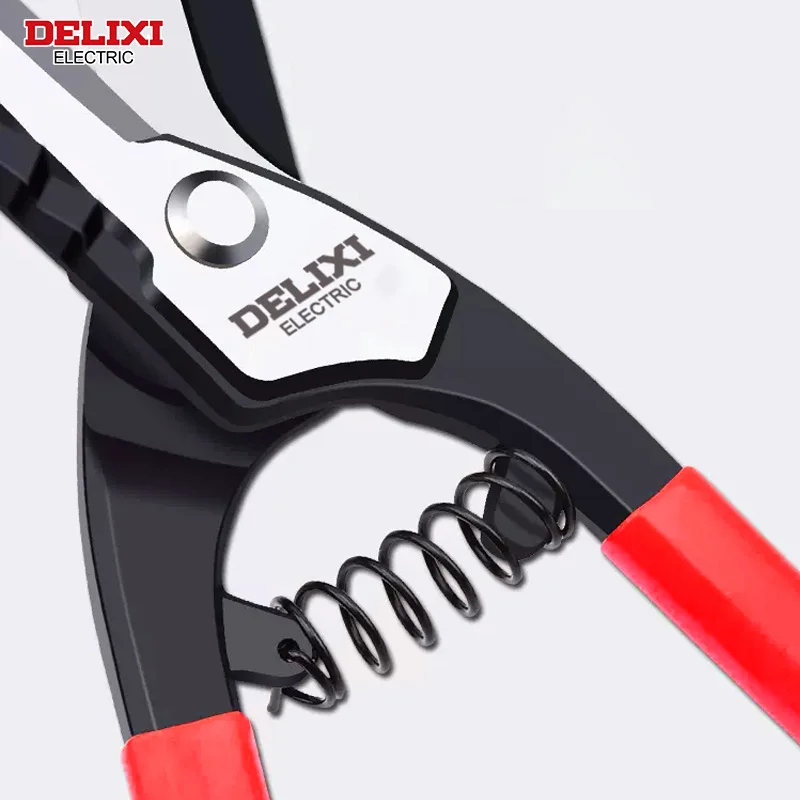 DELIXI ELECTRIC Heavy-duty Iron Sheet Scissor Industrial-grade Iron Shear Stainless Steel Hand Tool Cutters German Style Scissor