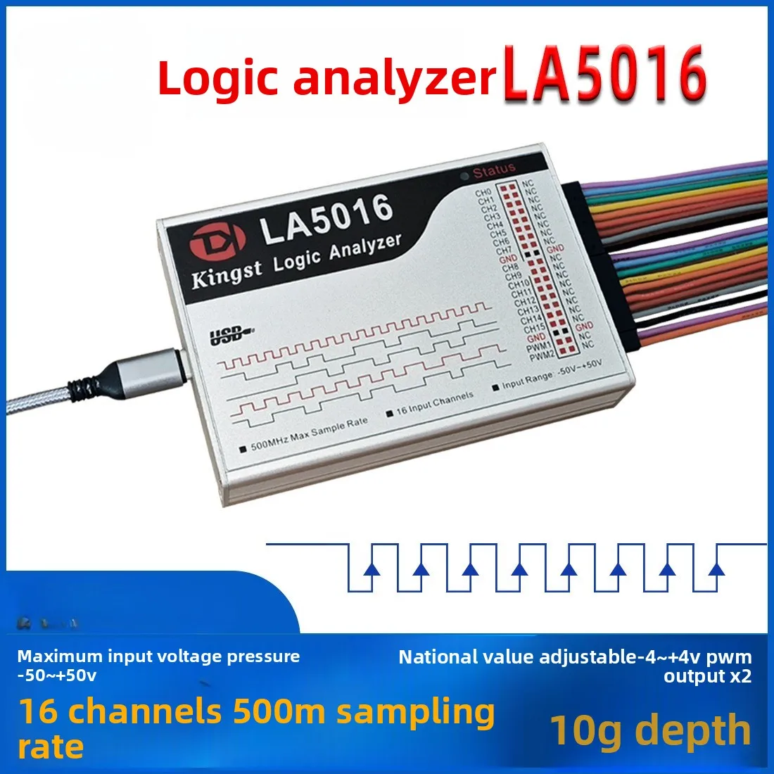 

Логический анализатор LA1010 LA2016 LA5016 LA5032 Анализ протокола Многоязычное переключение