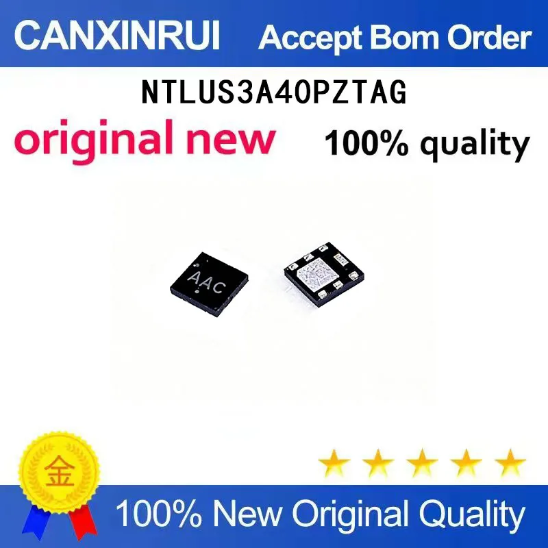 

(5-100 Pieces) Brand new original NTLUS-3A40PZTAG silk screen AAC QFN spot chip IC