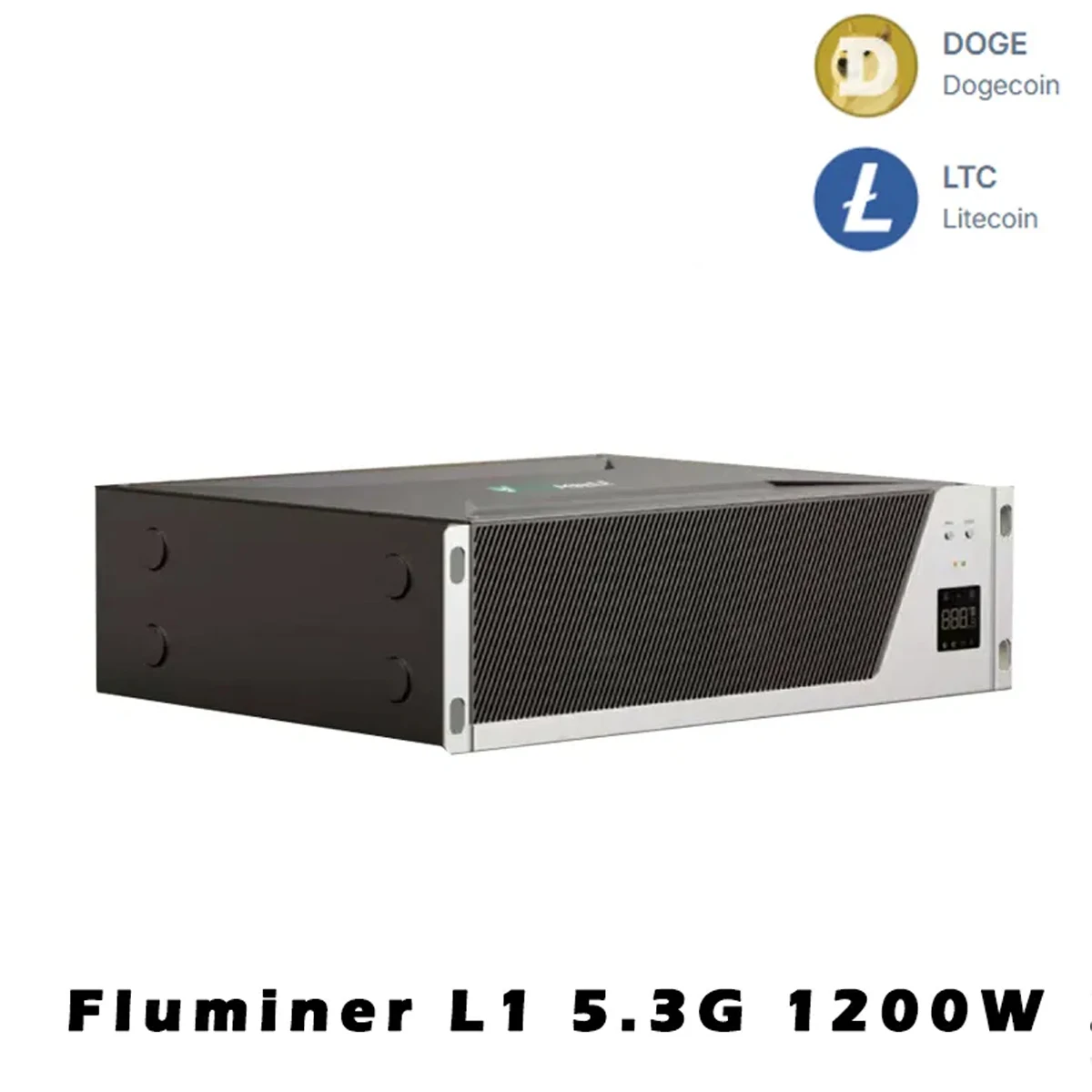 Nuevo Fluminer L1 5,3 Gh/s 1200W Doge LTC BEL algoritmo de minero de monedas Scrypt máquina de minería casera minero ASIC en Stock