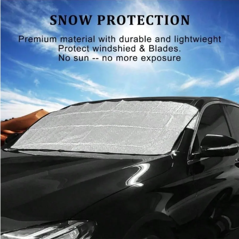 

Car Front Windshield Snow Cover Auto Windshield Shade Dust Protector Anti Snow Frost Ice Shield Car Windscreen Cover