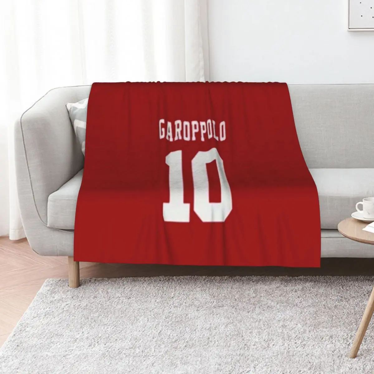 Manta portátil y ligera de Jimmy Garoppolo para viajes y camping