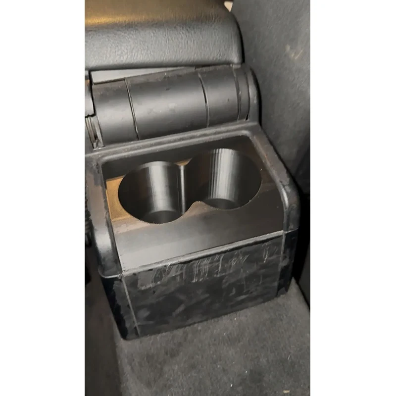 1pc Cup Holder Drink Holder Center Console Insert Rear Dual Cup Holder For BMW E46 Part Replacement Car Interior Accessories