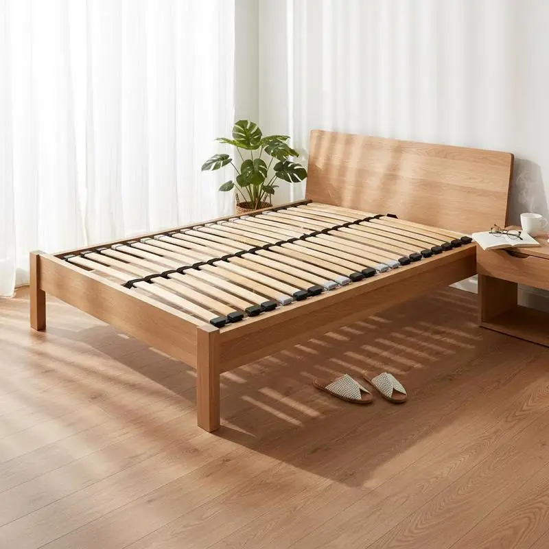 Lattenrost 90x200 cm mit 28 Latten und 7 Komfortzonen. Struktur aus massivem Buche und Birke, robust und stabil