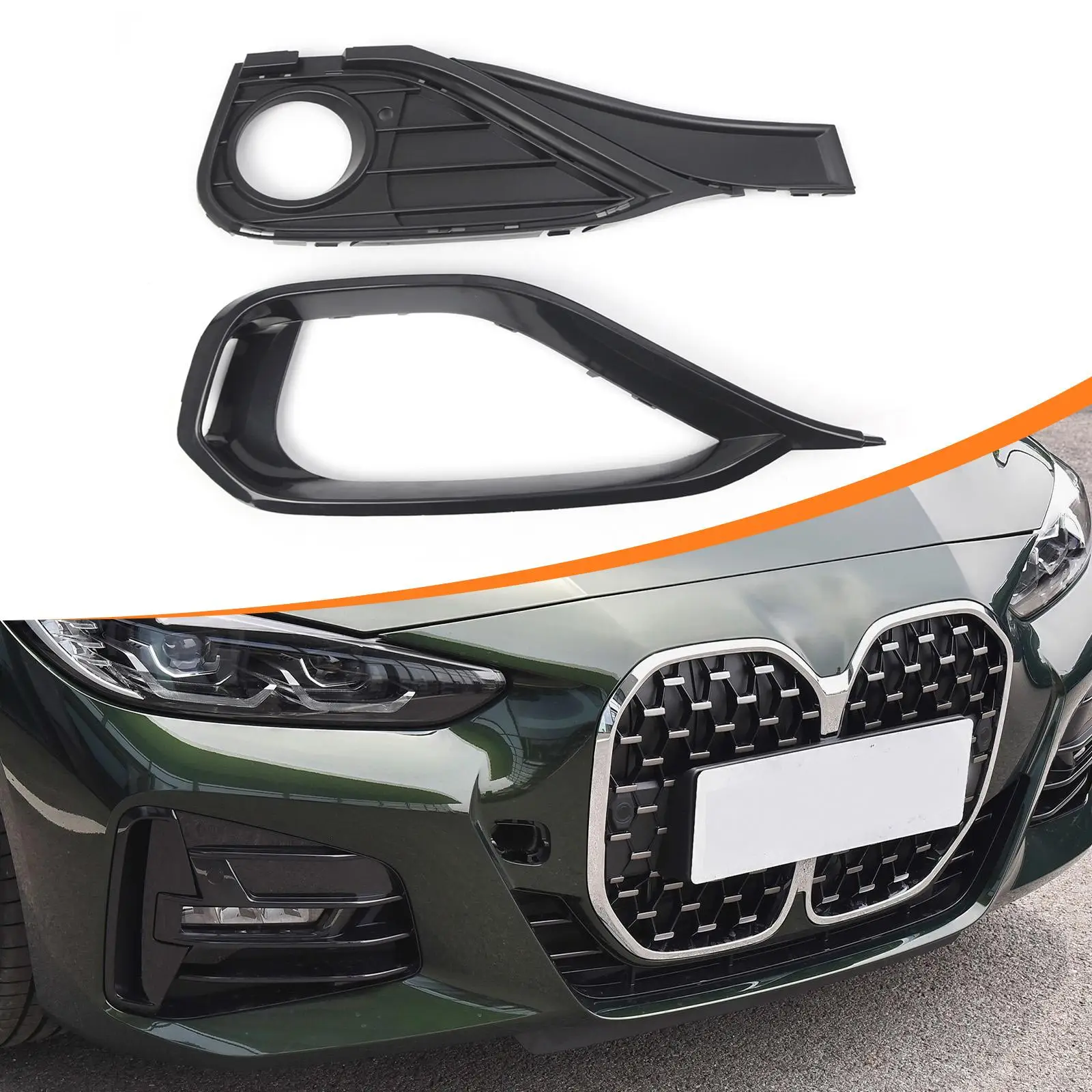 

Front Fog Light Trim Covers for BMW 4 Series 430i Base 17-20