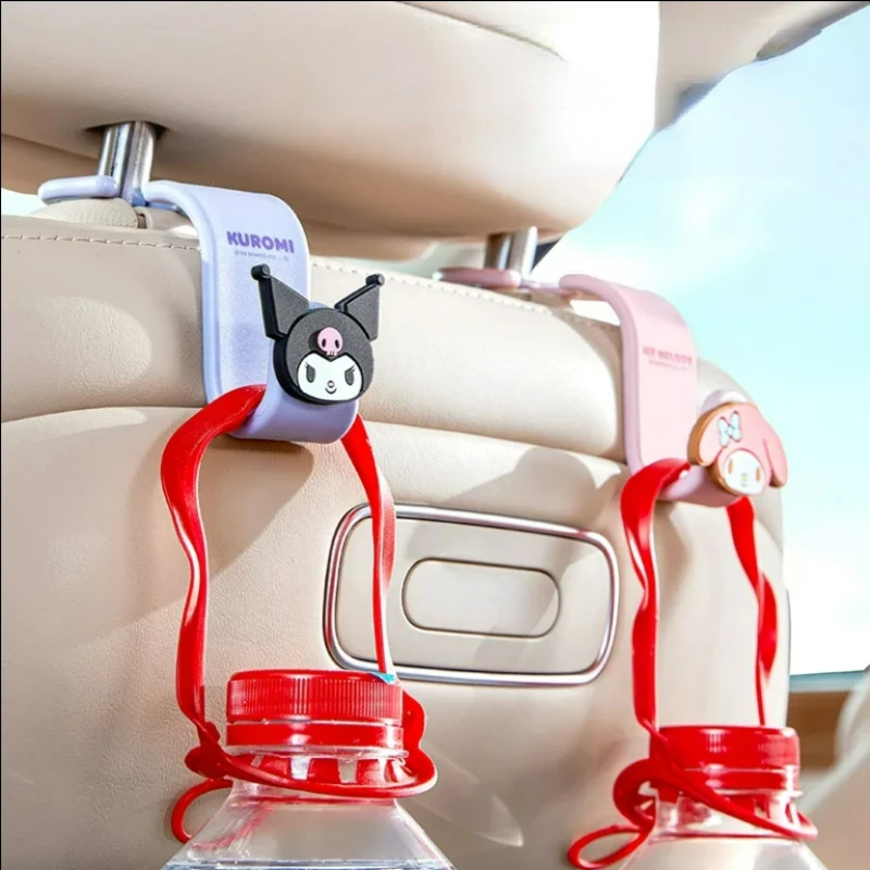 Cartoon Animation Sanrio, Kuromi, My Melody, Around The Car Decoration Hooks, Back Seat Hooks.