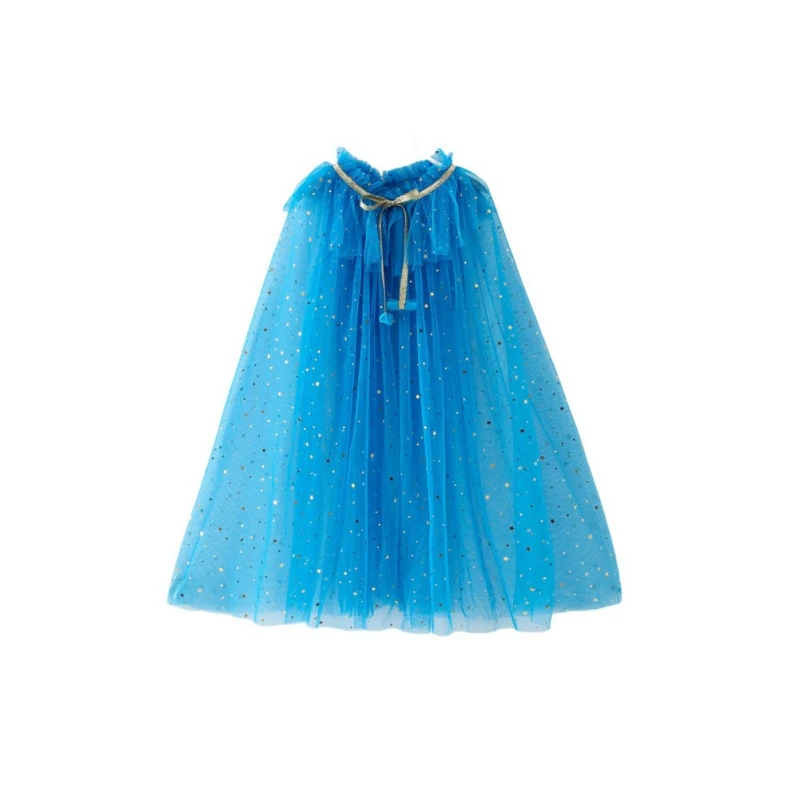 Children's Shawl Sweet Cape Clothing Girls Draped with Gauze and Draped with Cape