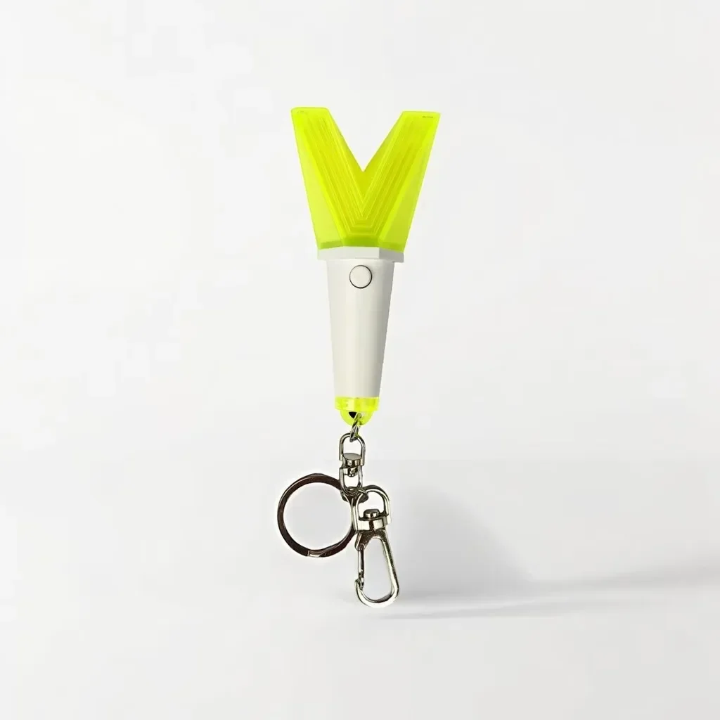 

Kpop Idol WayV Lightstick Keyring V Support Glow Stick Key Chains Fans WayZenNi Gift