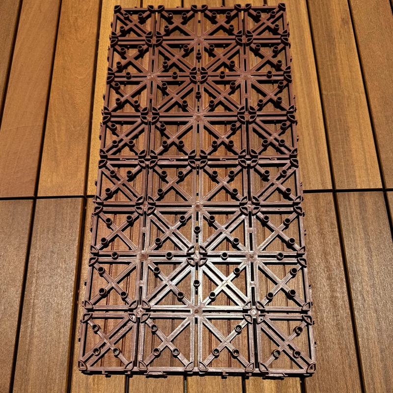 أرضيات من خشب الساج مصنوعة من الخشب الصلب المقاوم للماء ، خالية من العارضة ، شرفة وفناء خارجي ، خشب مطهر ، حديقة