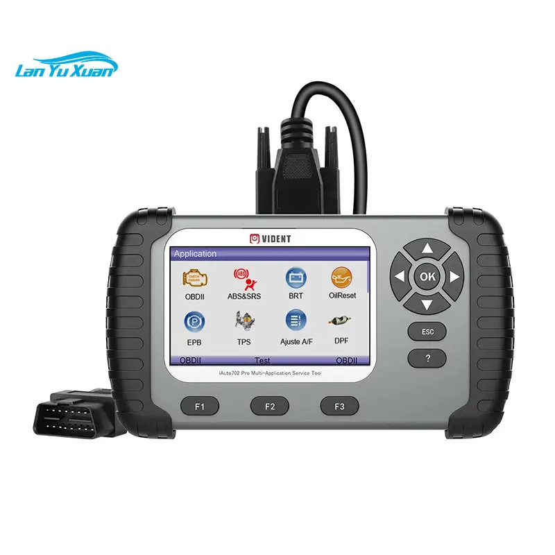 

Multi-applicaton Service Tool VIDENT iAuto702 Pro Full System Scan OBDII Scanner Diagnostic