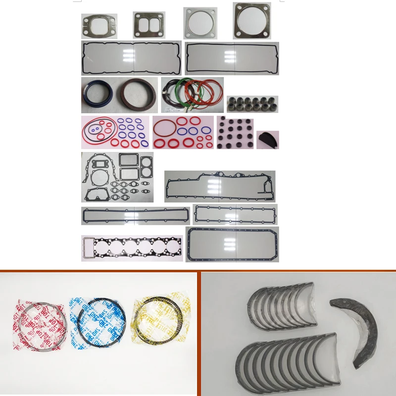 D6CA 8400 complete Engine Full gasket set kit crankshaft connecting rod bearing piston ring for Hyundai Daewoo