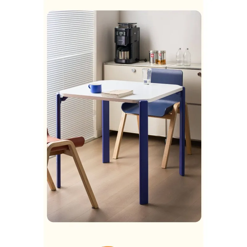 Dopamine Designer Table Commercial Reception Desk Vibrant Color for Milk Tea Shop Cafe and Home Living Room