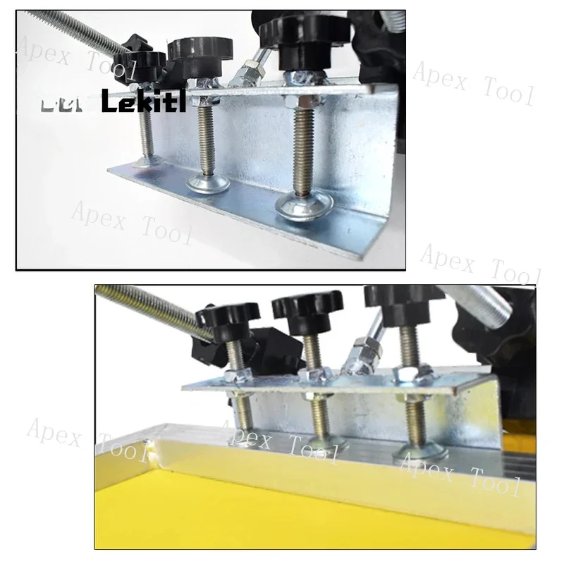 50cm Width Frame Hinge Clamps Machine Head Flat 3-Dimentional Silk Screen Printing DIY Fixture