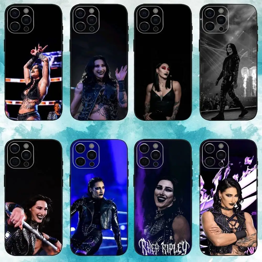 

Cool R-Rhea R-Ripley Phone Case For iPhone17,16,15,14,13,12,11 Plus,Pro Max Soft Black Cover