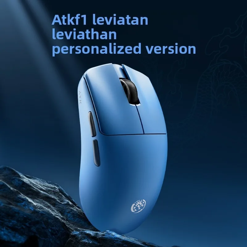 ATK F1 Wireless Gaming Mouse Ergonomic No Hole Lightweight 8KHz Polling PAW3950 Esports Mice for Valorant Gamer PC
