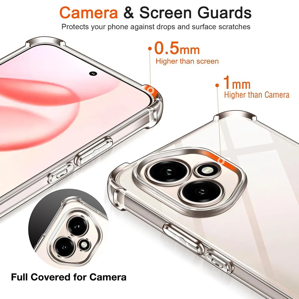 

Shockproof Soft Case For Huawei Honor 400 200 90 70 50 Lite Pro 5g Ultra Thin Silicone Clear Transparent Back Cover Slim Shell
