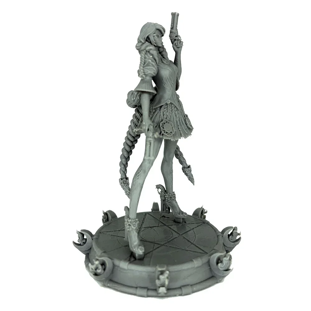 Bayonetta Resin Model Kit 75mm Miniature Figure Kit Unpainted 1/24 Model Kit Resin Plastic Model A178