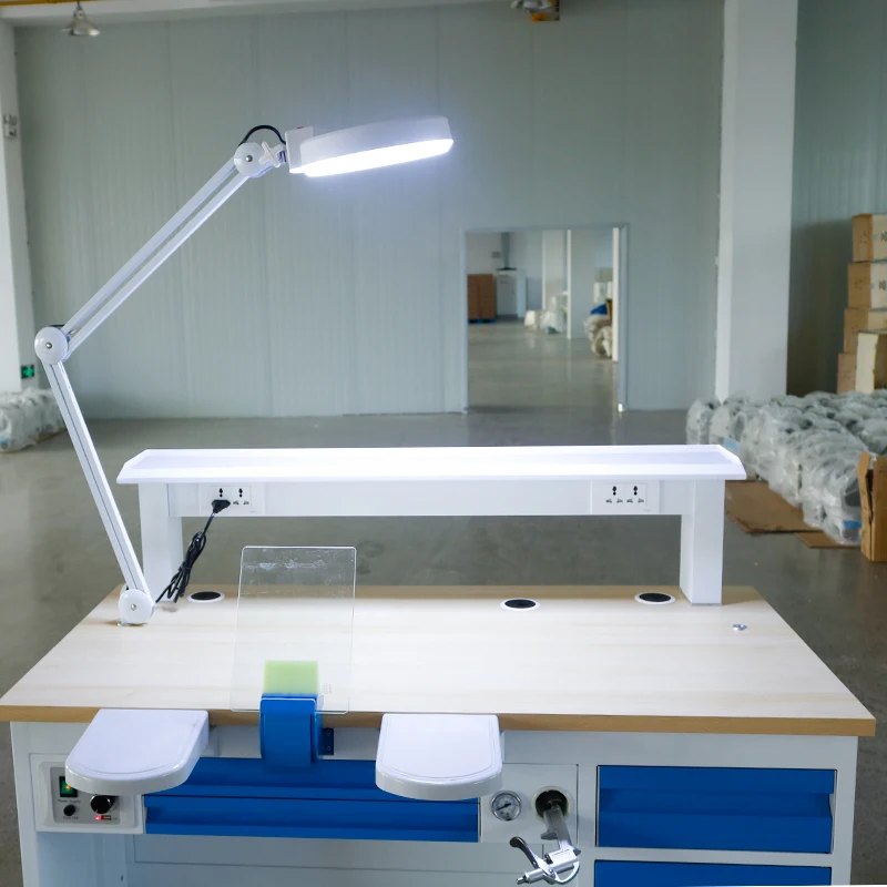 Single Workbench 1.2M Dental Lab Work Bench Technician Workstation for Dental Laboratory – All Accessories Included - view 3