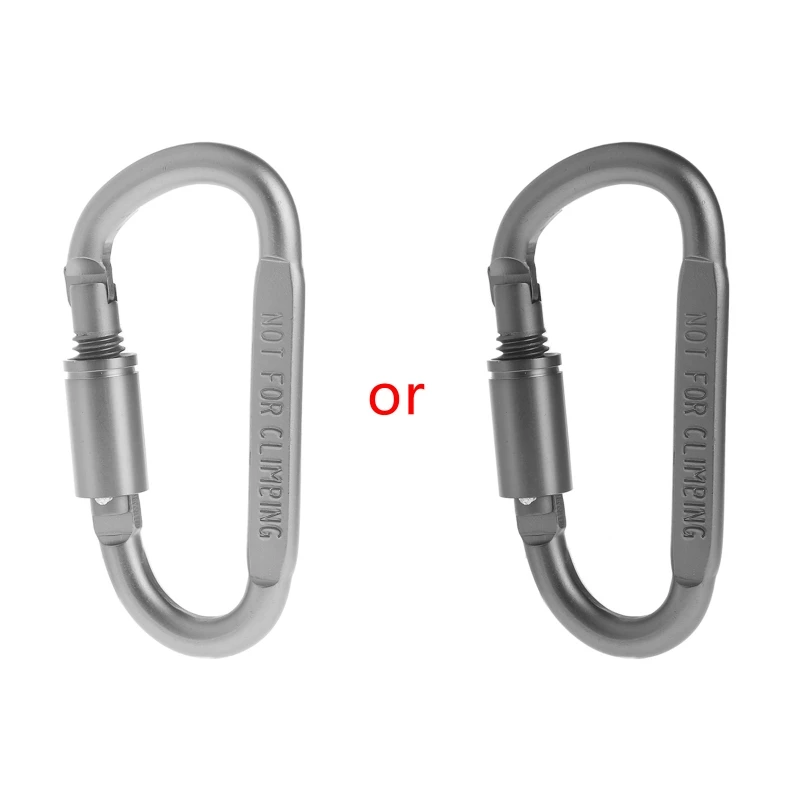 Carabiner for Hammock Camping Keychains D Shaped Spring Hook Carabiners Harness