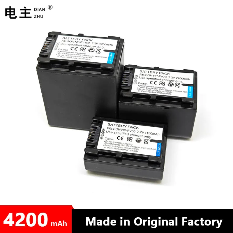 NP-FV100 NP-FV50 NP-FV70 NP FV50 FV70 FV100 Зарядное устройство для SONY FV30 FH60 FH70 FH100 CX700 CX760E AX100E SX83 SX63 CX580