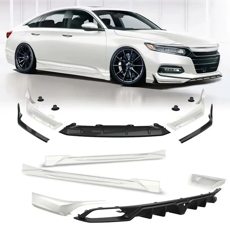 

Body Kit for 2018-2020 Automobiles Accessories Custom Fit Rear Bumper Spoiler Front Grill Lip