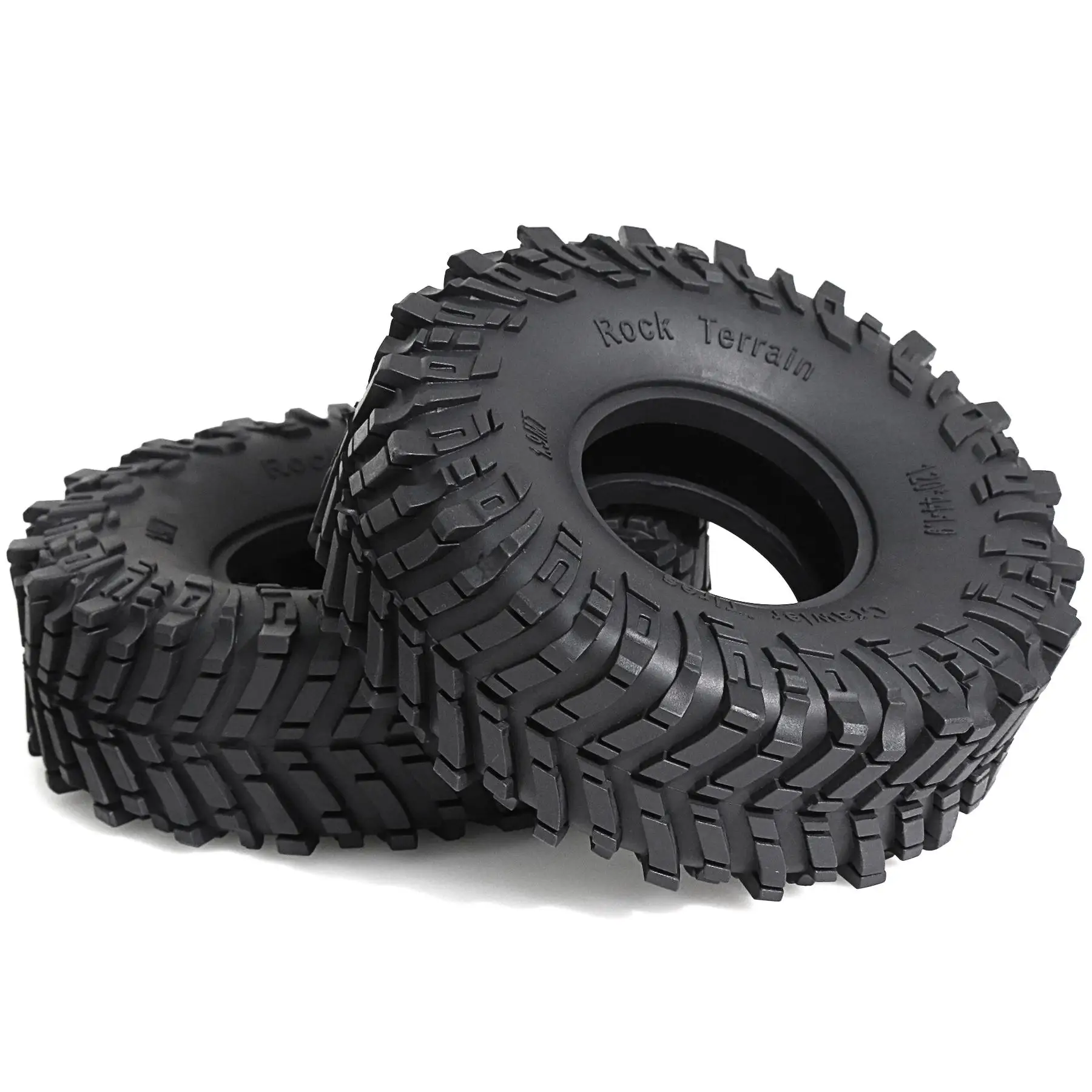 

1.9 Inch 120mm Rubber Tires For 1/10 Rc Crawler Car Trax/as Trx6 Trx4 Axial Scx10 90046 Redcat Yikong Rc4wd D90 Rgt Rc Car