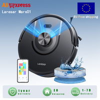 Laresar Mars01 Robot Vacuum 5000 Pa Robot Vacuum Self-Charging Cleaner with Smart Mapping & Custom No-Go Zones for Home Clean