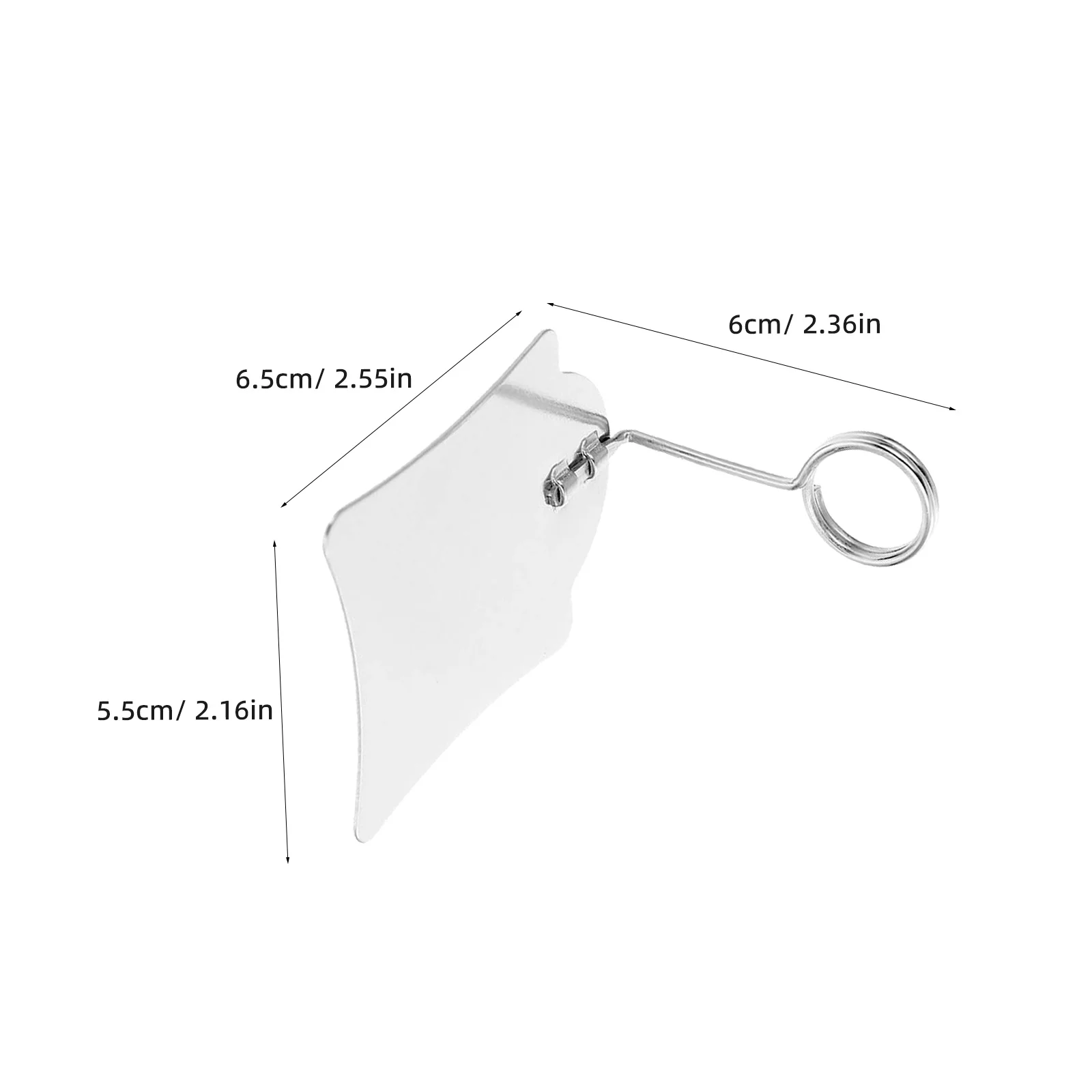 5Pcs Werbung Draht Clip Metall Label Halter für Preis Tag Display Supermarkt Bäckerei Lebensmittel Zeichen Stehen Wiederverwendbare Display Rack