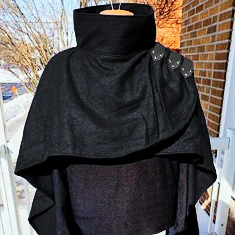 Costumi da uomo medievali accessori Warrior vichingo aristocratico Assassins Knight scialle Cape Women Renaissance Cosplay Armor