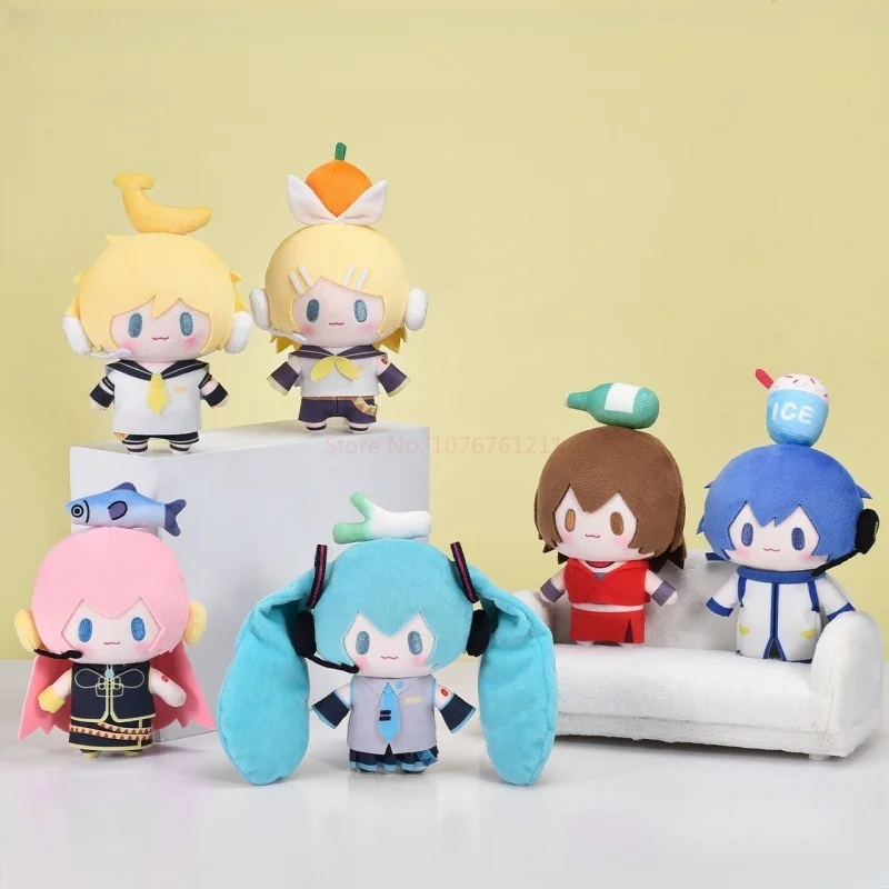 Originale Hatsune Miku peluche Rin Len peluche Fufu Top Treasure Series Vocaloid Cosplay Kaito Meiko Doll Anime Toys Gift