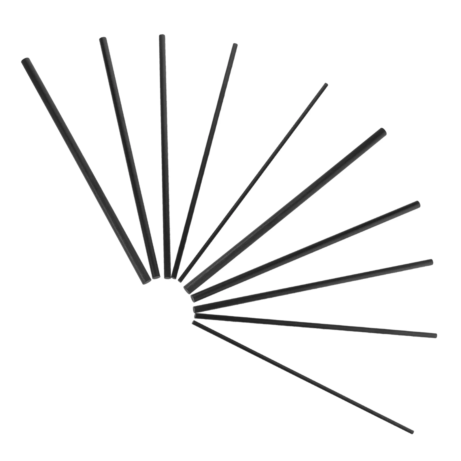 

10 Pcs Luya Rod Repair Carbon Fishing Pole Tool Fiber Accessories Broken Connector Building