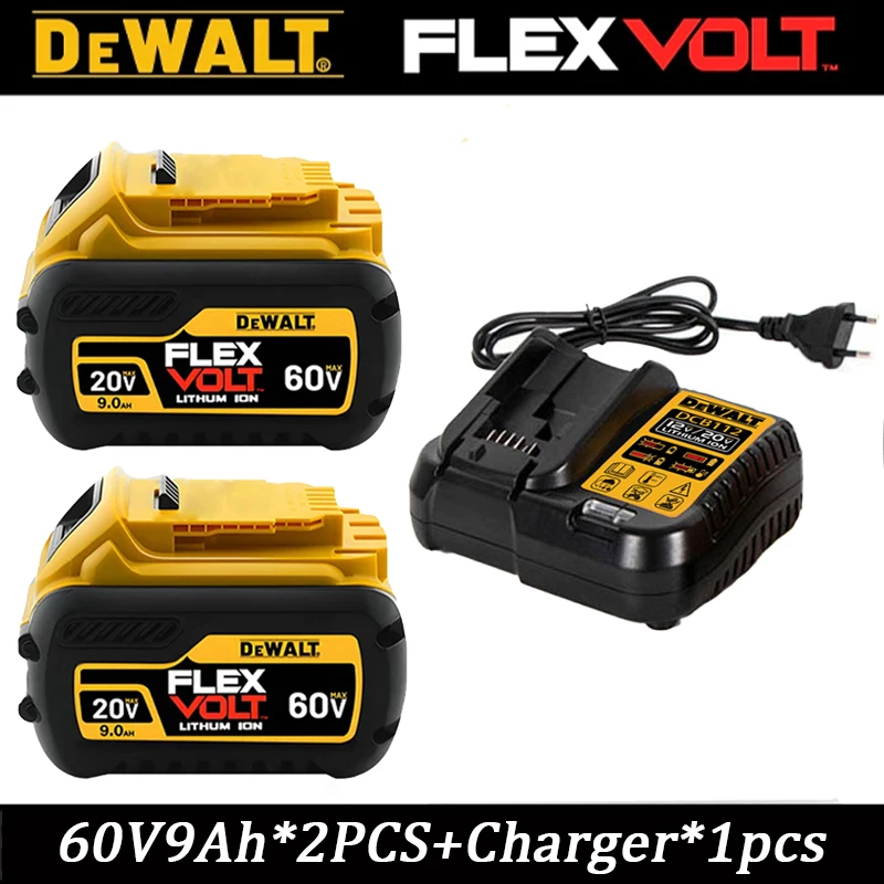 12V Original Dewalt  20V 60V MAX Replacement Li-ion Battery DCB606 DCB609 DCB182-XJ, DCB182 DCB184B, DCB546 Power Tool Battery