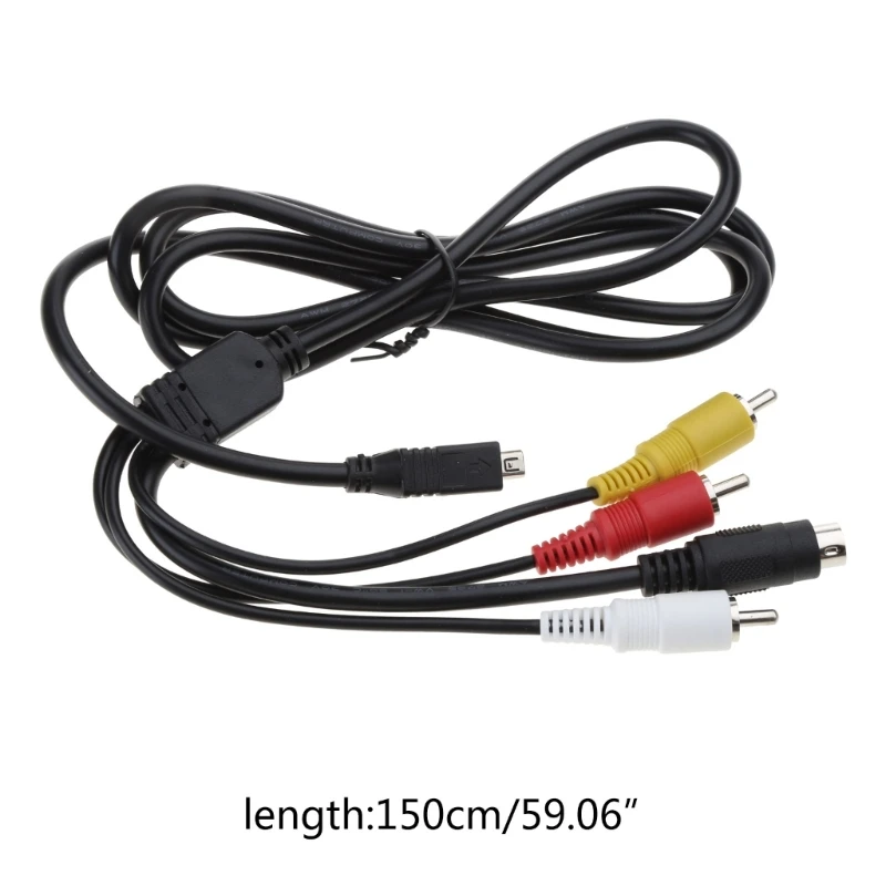 High Quality Mini USB to 3 RCA Cable for sony Handycam Camcorder DCR-DVD, DCR-HC, DCR-SR, DCR-SX, DEV, HDR-CX, HDR-HC Wholesale