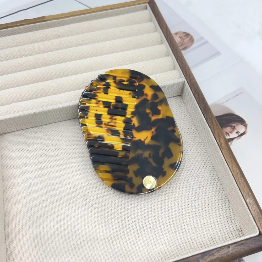 Proste lusterko do makijażu z octanu celulozy, mini, wielofunkcyjny grzebień do włosów, pogrubione, składane narzędzia do pielęgnacji skóry, podróżne.