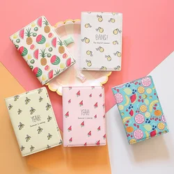 Travel supplies Korean cartoon fruit printing pattern passport holder passport bag card holder passport cover