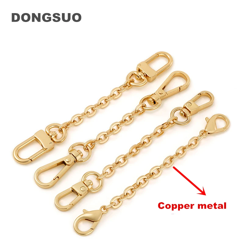 O shape copper metal chain for designer purse Chains Shoulder Crossbody Strap Bag Accessories Charm