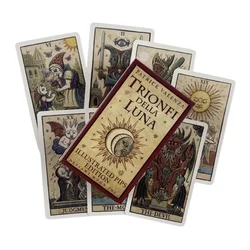 Trionfi Della Luna Tarot Cards Fortune-telling Oracle Divination Edition Creativity ILLUSTRATED Moon Board Game Deck