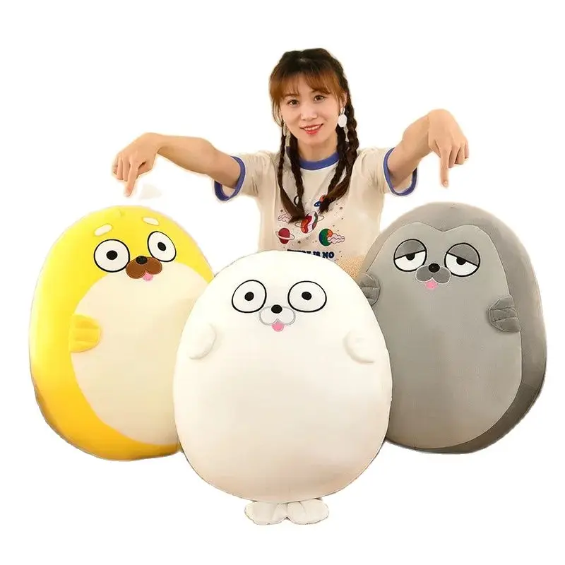 ختم أفخم دمية الكرتون لينة وسادة النوم الضغط لعبة مكتب الراحة وسادة الخريف / الشتاء هدية عيد ميلاد لطيف والأزياء