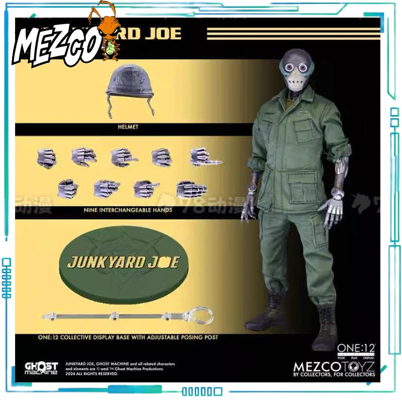 

Коллекционная фигурка Mezco Toyz Genuine 1/12 Garbage Dump Joe Soldier, ретро-игрушка