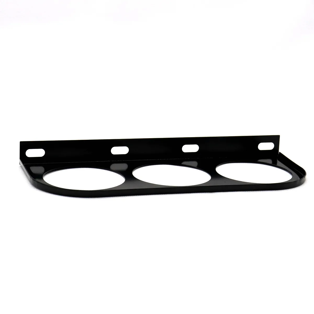 52Mm Triple Gauge Mount Bracket for Vehicle Dash Iron Build Heavy Duty Car Meter Holder Secure Fit Universal Mount