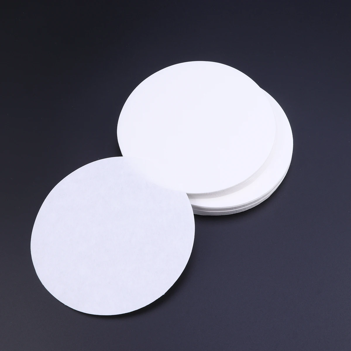

100 pcs Filter Paper Qualitative Medium Flow Rate Discs for Lab Teaching Equipment Cellulose Test Science Classroom