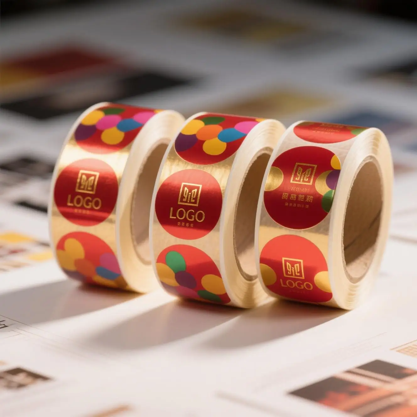 ملصقات ألوان الفينيل القابلة للتدمير من العبث لتطبيقات الأمن #5