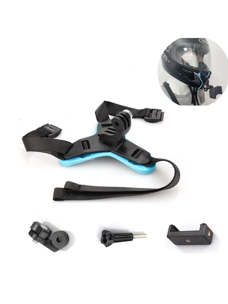 AliExpress ERIKOLE Action Camera Motorcycle Helmet Mount for GoPro Hero 13 12 11 10 9 Cycling Mount for DJI Action 6 5 4/Insta360 X4 X5 Accessories