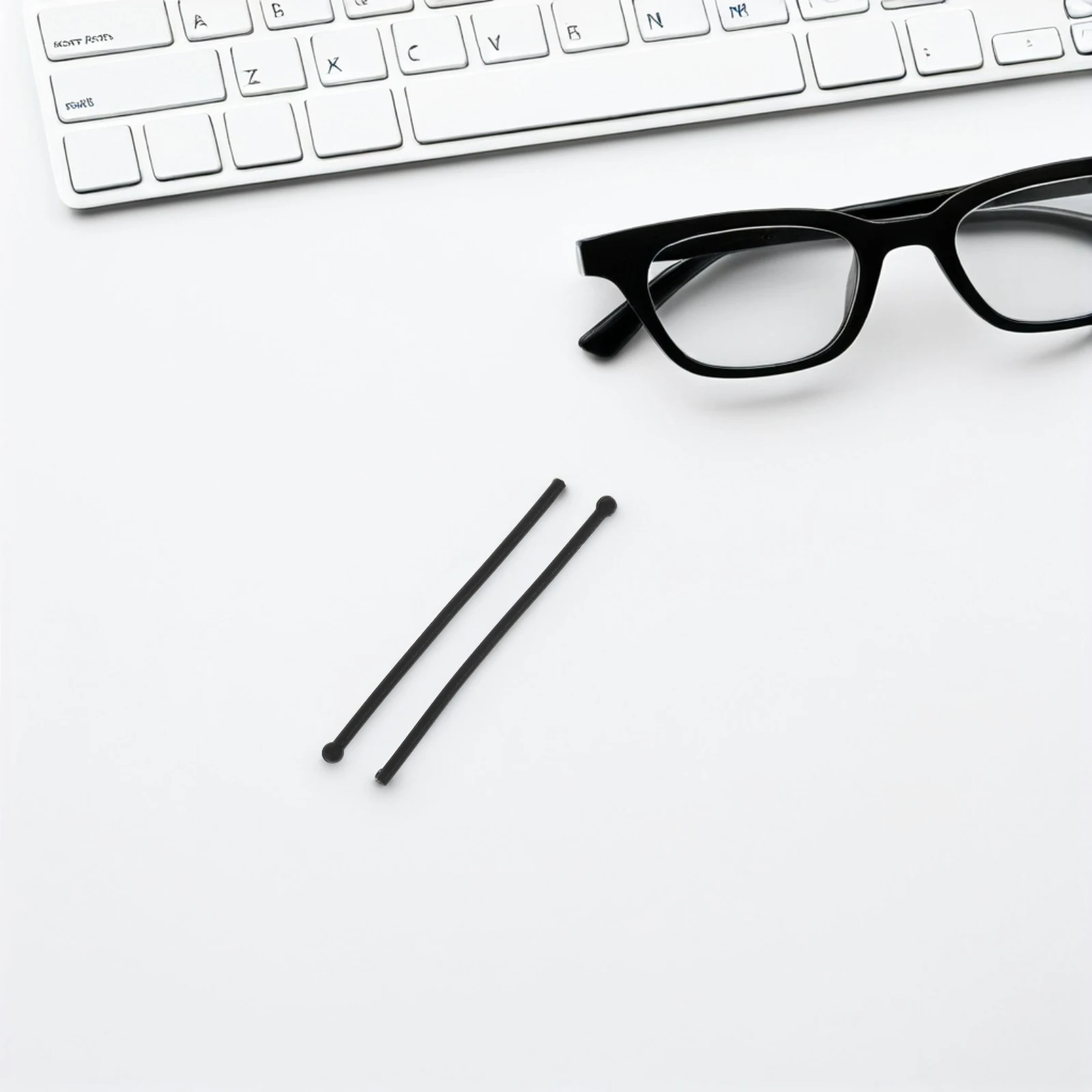 

Silicone Glasses Temple Cover Lens Legs Anti Slip Sleeve Black Eyeglasses Holder Soft Silicone End Tips Thin Frames Protective